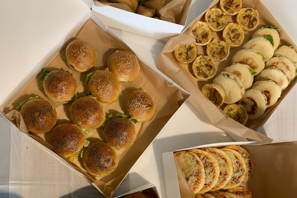 Box 10 mini burgers