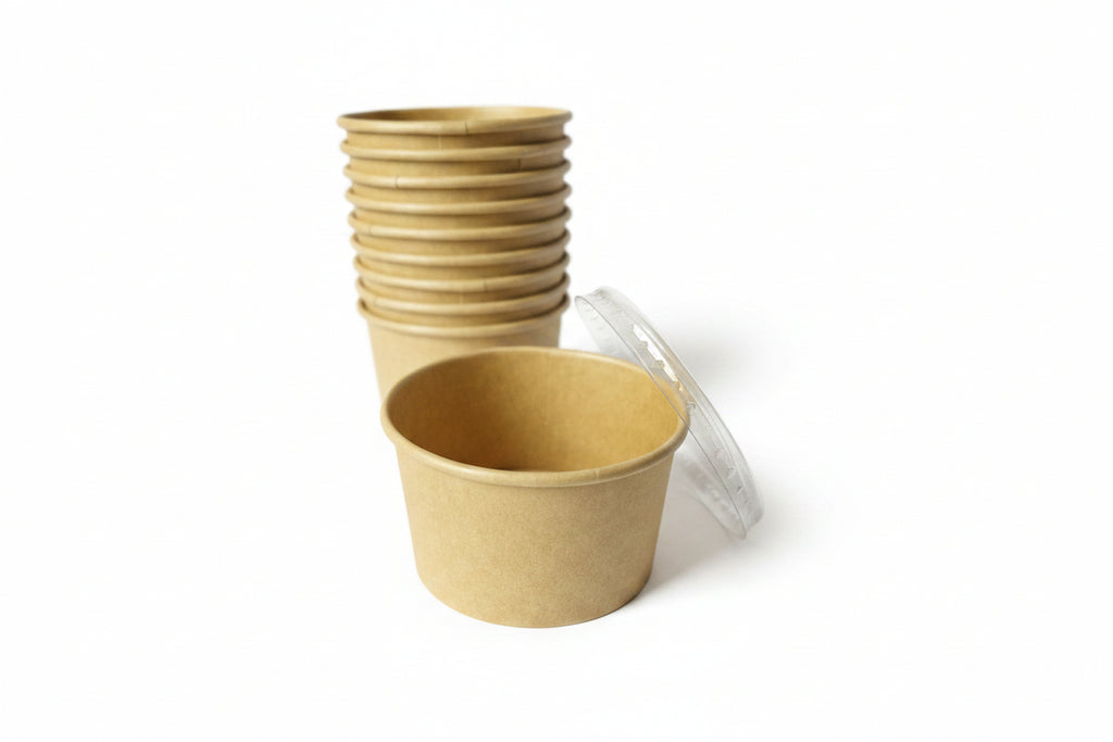 Pots à Glace avec Couvercle 15 cl – Lot de 10